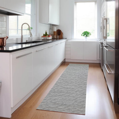 Indoor/Outdoor Laidley LA1 Grey Washable 2'3" x 7'6" Rug
