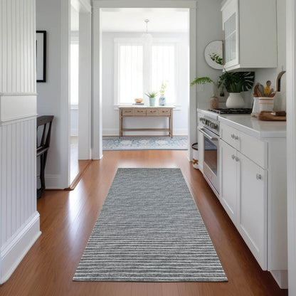 Indoor/Outdoor Laidley LA1 Grey Washable 2'3" x 7'6" Rug