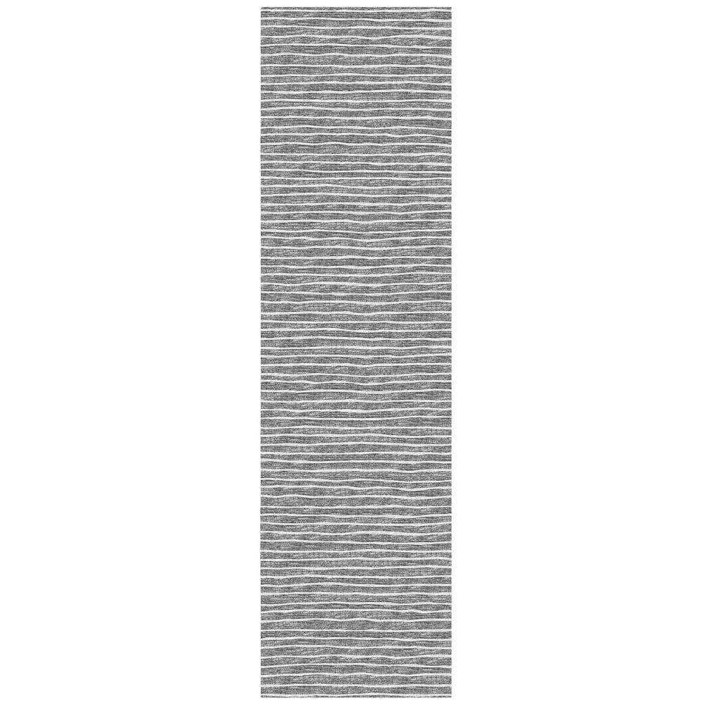 Indoor/Outdoor Laidley LA1 Grey Washable 2'3" x 7'6" Rug