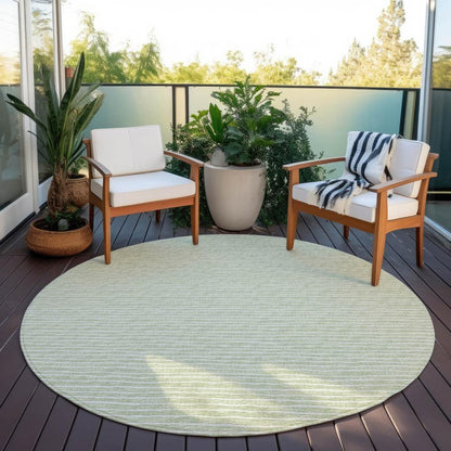 Indoor/Outdoor Laidley LA1 Mist Washable 6' x 6' Rug