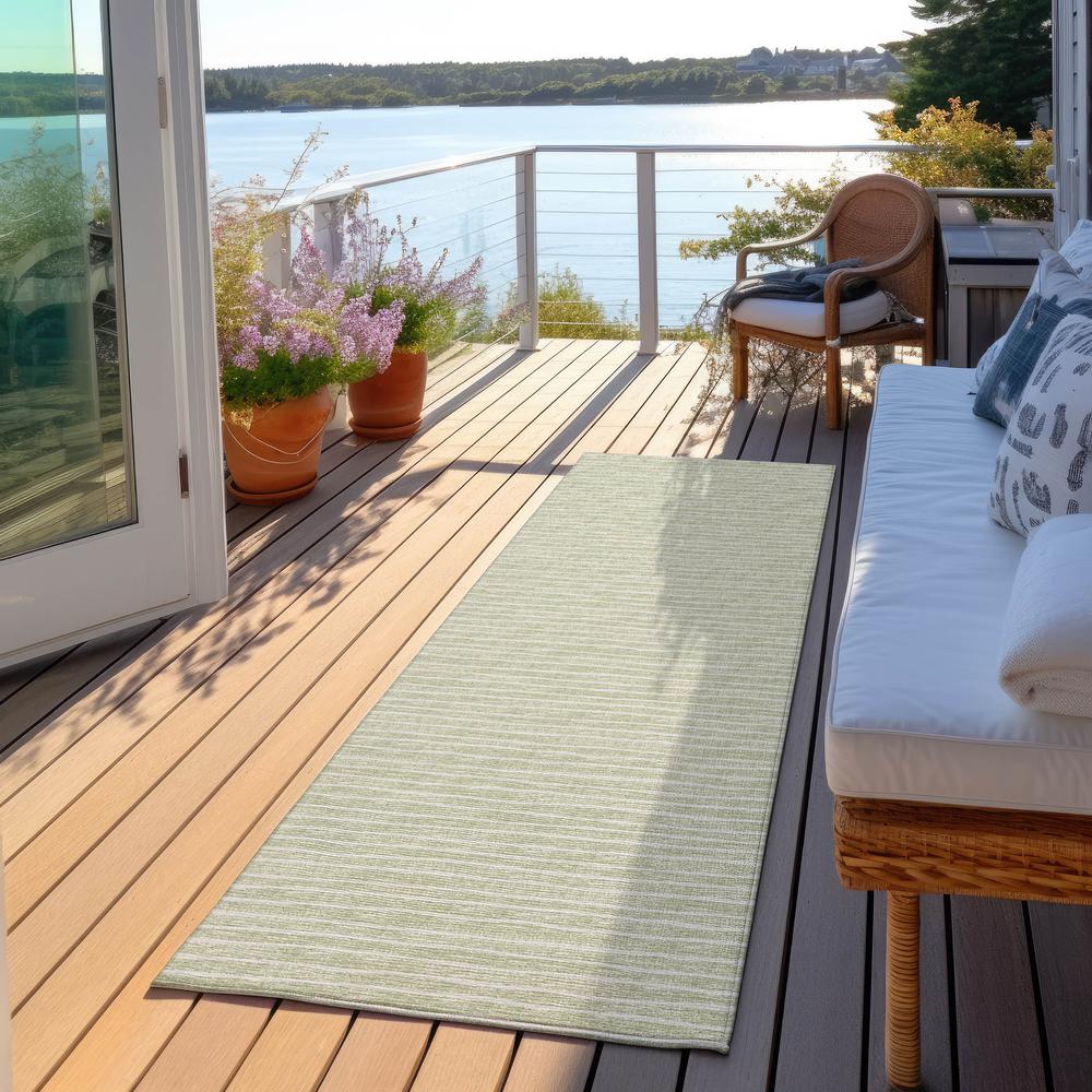 Indoor/Outdoor Laidley LA1 Mist Washable 2'3" x 7'6" Rug
