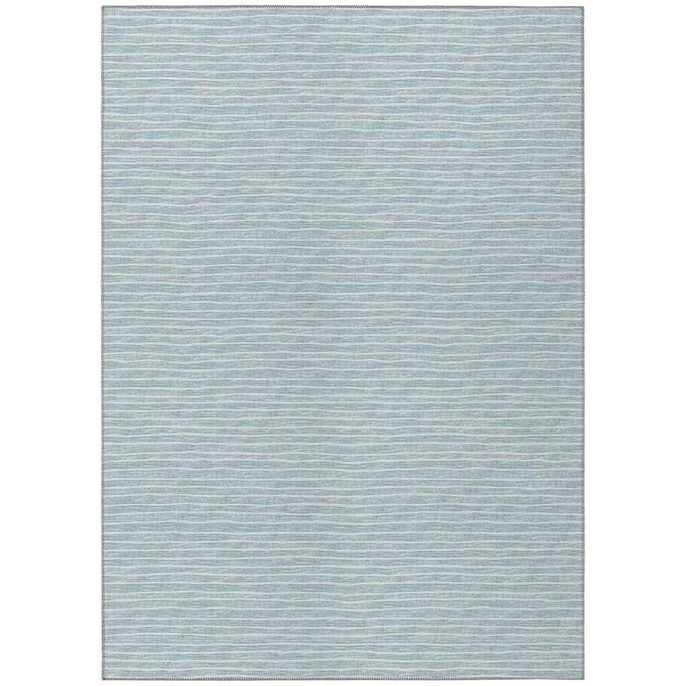 Indoor/Outdoor Laidley LA1 Sky Blue Washable 5' x 7'6" Rug