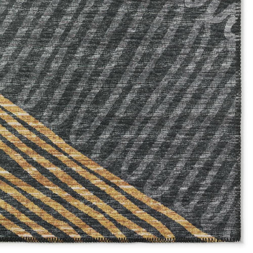 Yuma Gray Transitional Abstract 10' x 14' Area Rug Gray AYU41