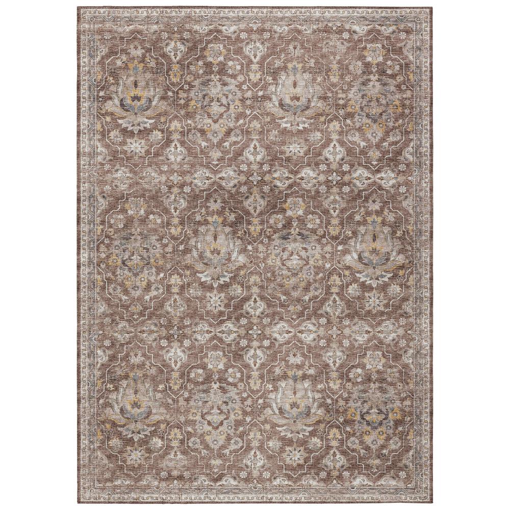 Indoor/Outdoor Marbella MB4 Mocha Washable 8' x 10' Rug