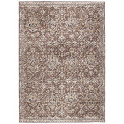 Indoor/Outdoor Marbella MB4 Mocha Washable 8' x 10' Rug