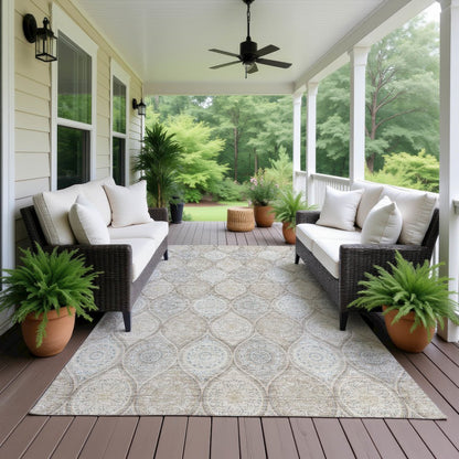 Machine Washable Indoor/Outdoor Neo Linen 5' x 7'6" Rug