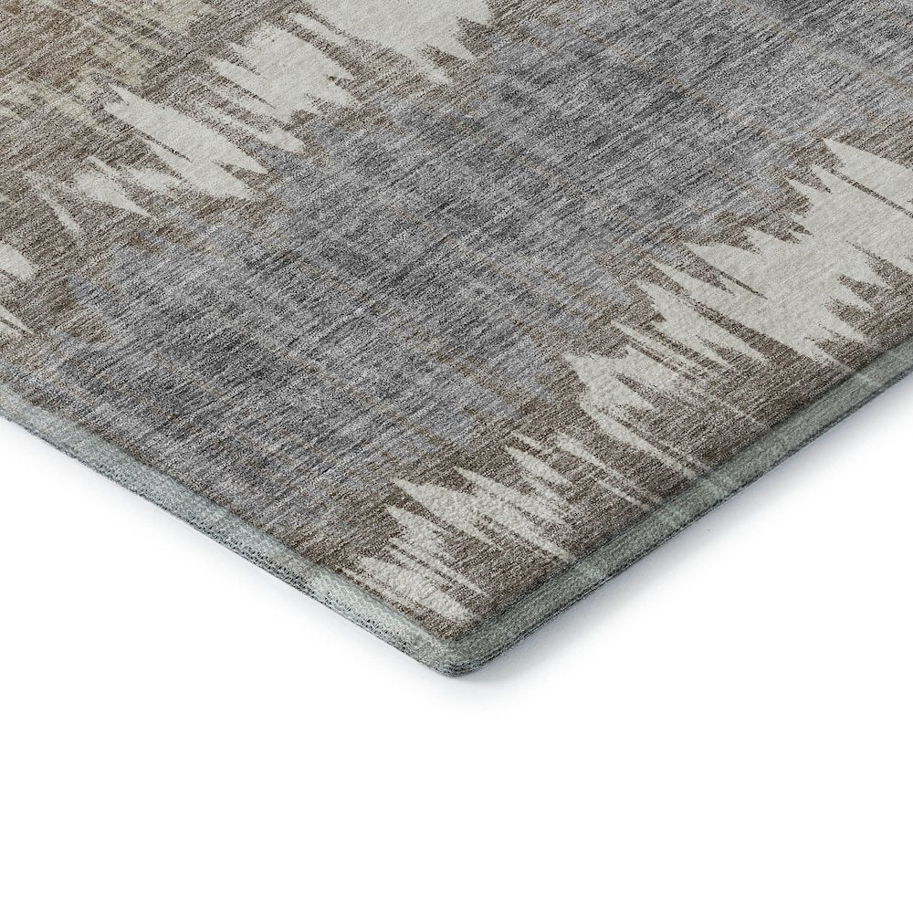 Machine Washable Indoor/Outdoor Neo Taupe 2'6" x 3'10" Rug