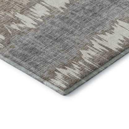 Machine Washable Indoor/Outdoor Neo Taupe 2'6" x 3'10" Rug
