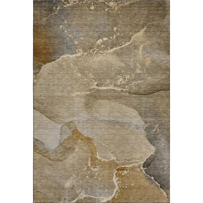 Luxury Washable Odyssey OY10 Chocolate 3' x 5' Rug
