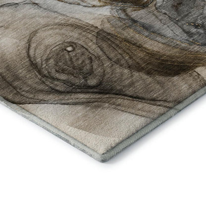 Luxury Washable Odyssey OY9 Beige 2'3" x 7'6" Rug