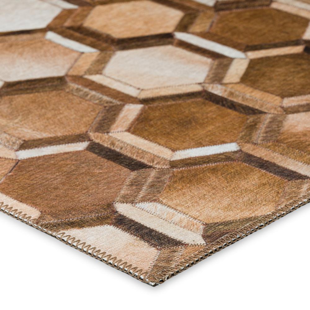 Indoor/Outdoor Durango SS1 Bison Washable 10' x 10' Round Rug