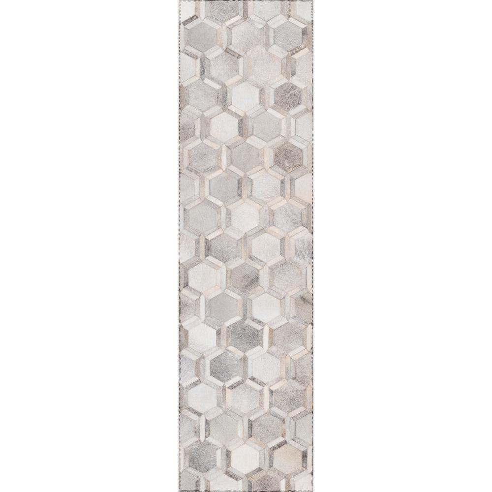 Indoor/Outdoor Durango SS1 Flannel Washable 2'3" x 12' Runner Rug