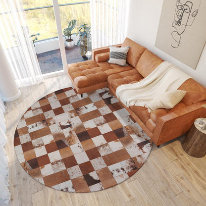 Indoor/Outdoor Durango SS10 Driftwood Washable 6' x 6' Round Rug