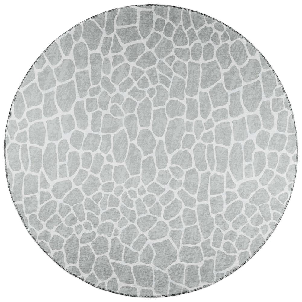 Indoor/Outdoor Mali ML4 Flannel Washable 6' x 6' Round Rug