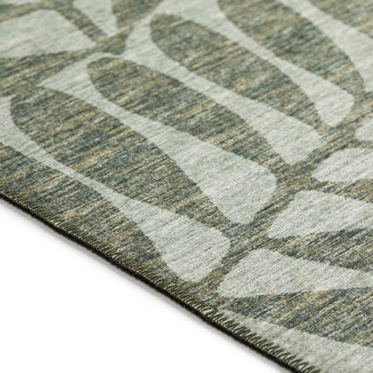 Indoor/Outdoor Sedona SN5 Fernway Washable 10' x 10' Round Rug