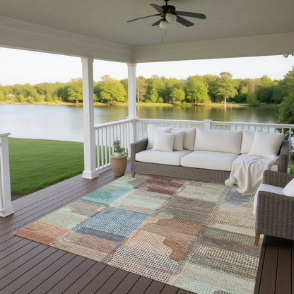 Luxury Washable Indoor/Outdoor Ravenna Putty 5' x 7'6" Rug