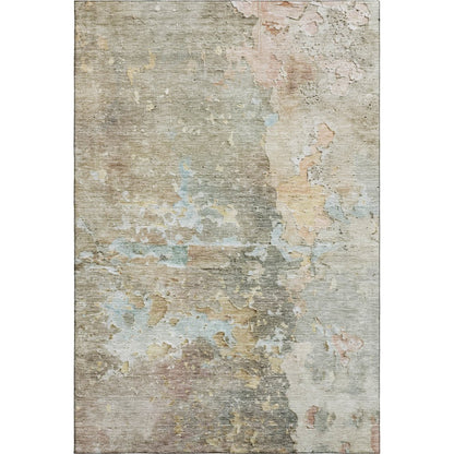 Luxury Washable Indoor/Outdoor Ravenna Brown 5' x 7'6" Rug