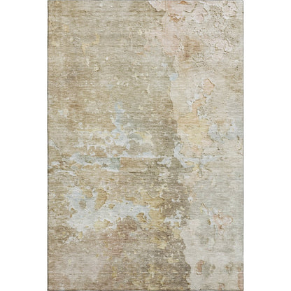 Luxury Washable Indoor/Outdoor Ravenna Khaki 5' x 7'6" Rug