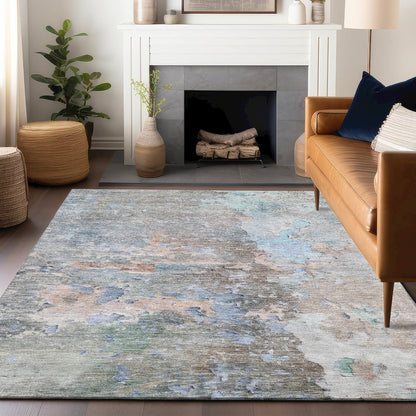 Luxury Washable Indoor/Outdoor Ravenna Taupe 5' x 7'6" Rug