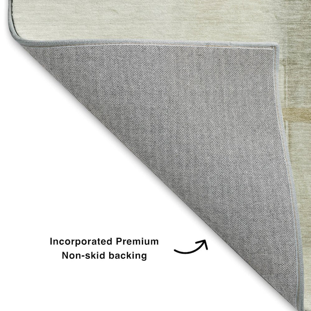Luxury Washable Indoor/Outdoor Ravenna Putty 2'6" x 3'10" Rug
