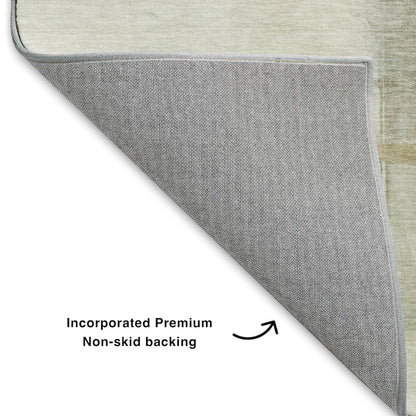 Luxury Washable Indoor/Outdoor Ravenna Putty 2'6" x 3'10" Rug