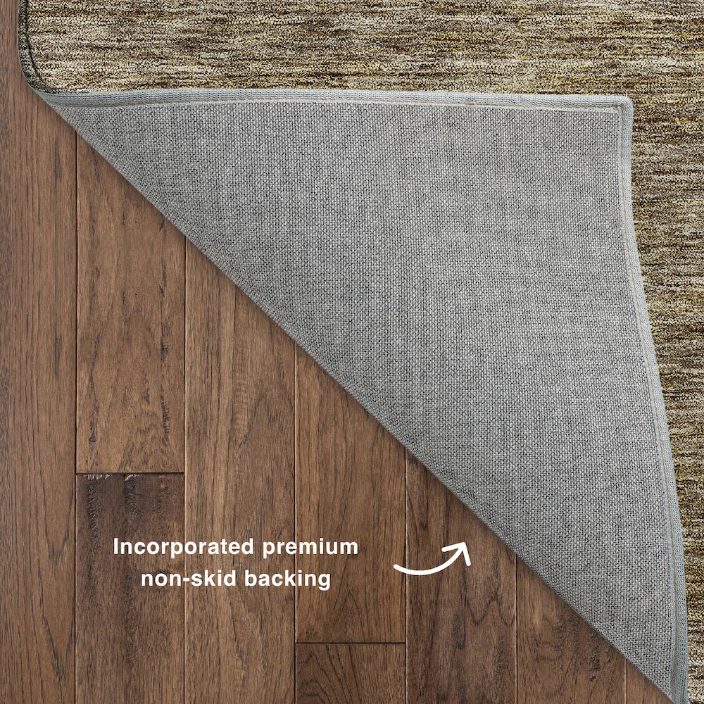Luxury Washable Indoor/Outdoor Soft Essentials SE1 Brown 2'6" x 3'10" Rug