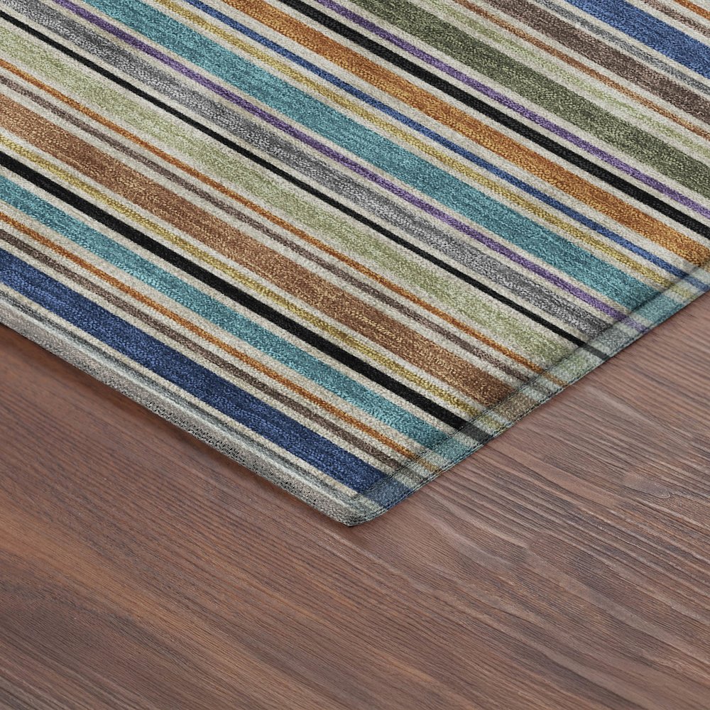 Luxury Washable Indoor/Outdoor Soft Essentials SE2 Multi 2'6" x 3'10" Rug
