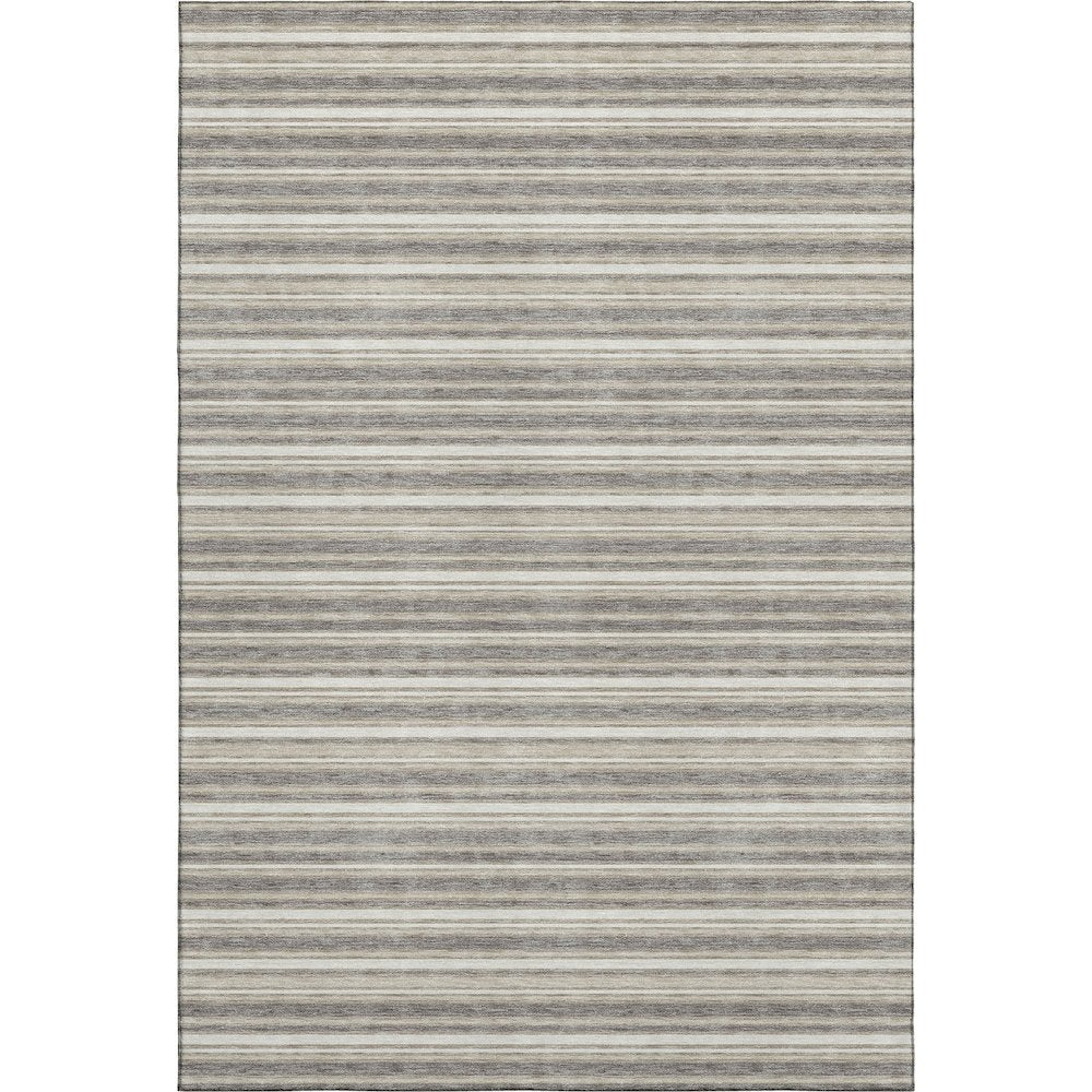 Luxury Washable Indoor/Outdoor Soft Essentials SE2 Brown 5' x 7'6" Rug