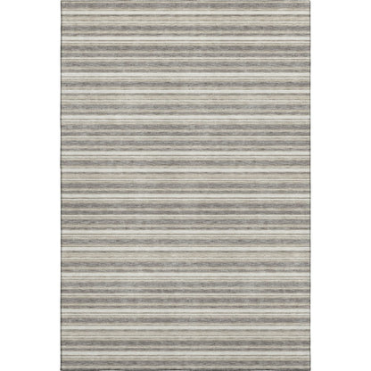 Luxury Washable Indoor/Outdoor Soft Essentials SE2 Brown 5' x 7'6" Rug