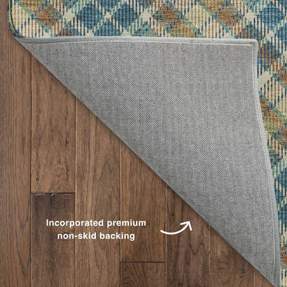 Luxury Washable Indoor/Outdoor Soft Essentials SE3 Multi 2'6" x 3'10" Rug