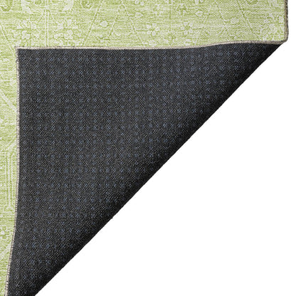 Luxury Washable Indoor/Outdoor Solace Lime 2'6" x 3'10" Rug