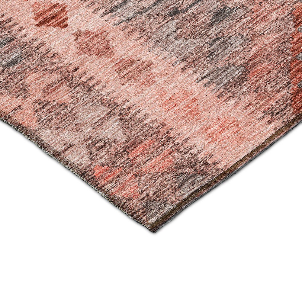 Luxury Washable Indoor/Outdoor Solace Terracotta 2'6" x 3'10" Rug