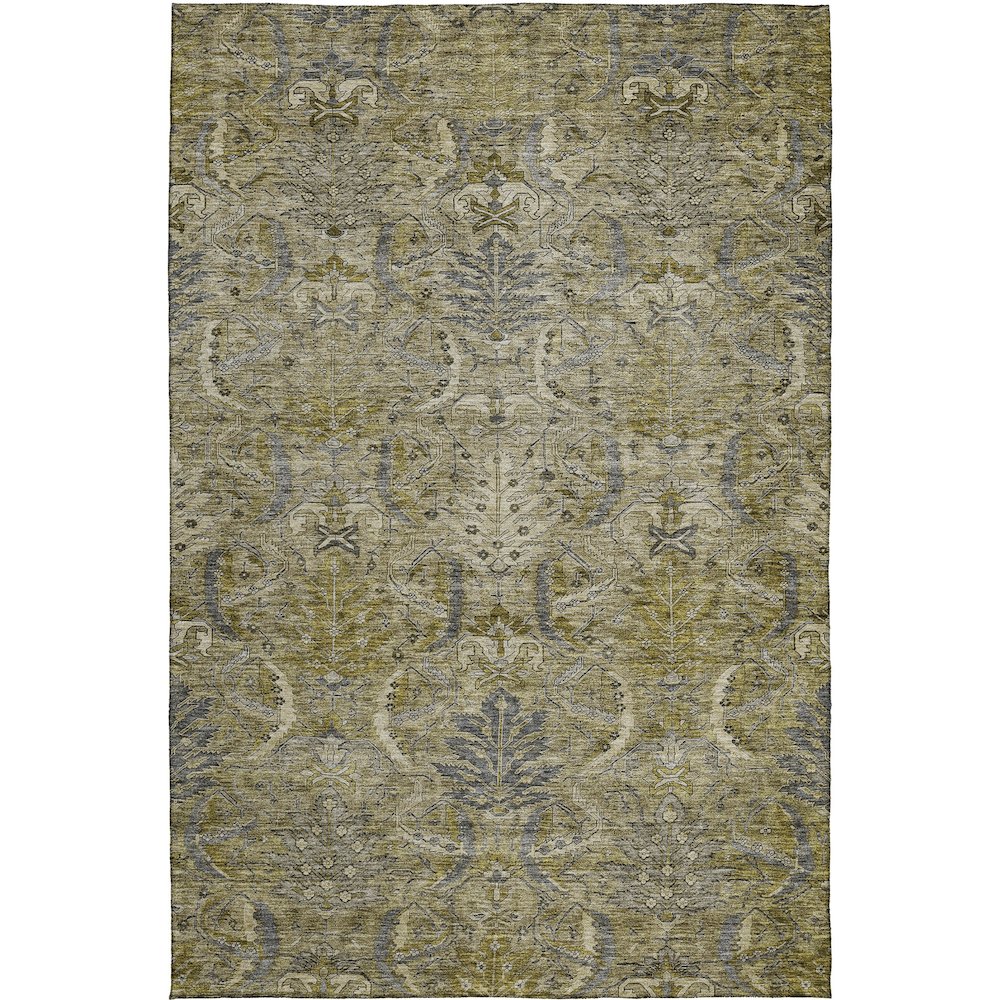 Luxury Washable Indoor/Outdoor Solace Taupe 5' x 7'6" Rug