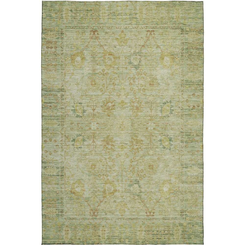 Luxury Washable Indoor/Outdoor Solace Sage 5' x 7'6" Rug