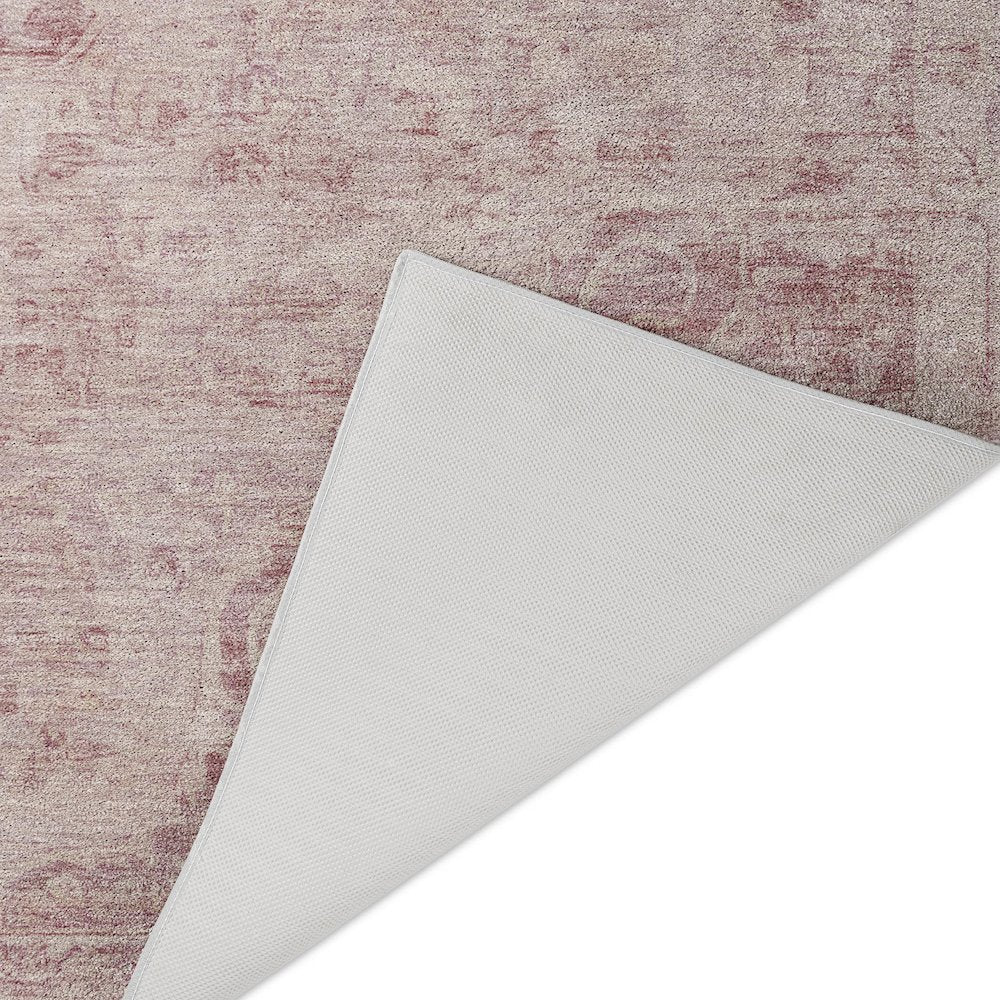 Luxury Washable Indoor/Outdoor Tabrook Pink 2'6" x 3'10" Rug