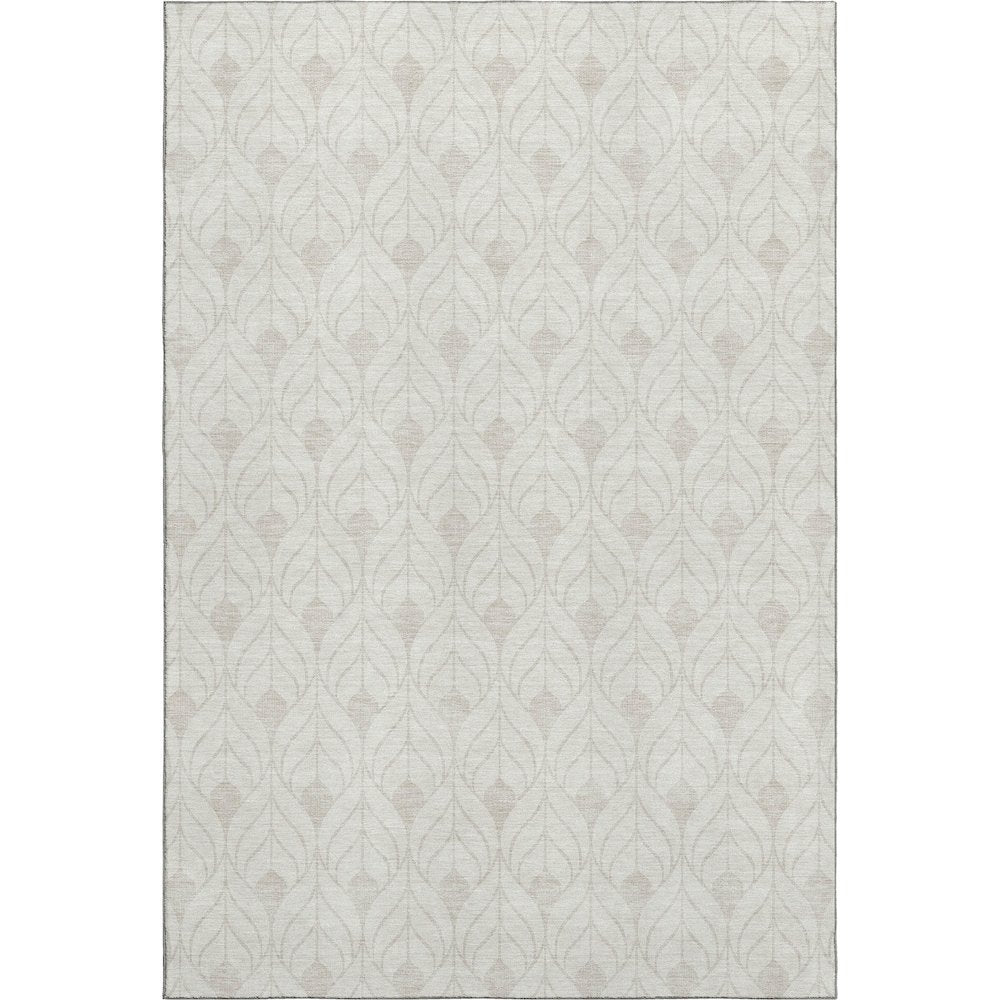 Luxury Washable Indoor/Outdoor The Reserve Ivory 5' x 7'6" Rug
