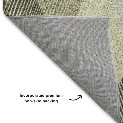 Luxury Washable Indoor/Outdoor The Reserve Fern 2'6" x 3'10" Rug