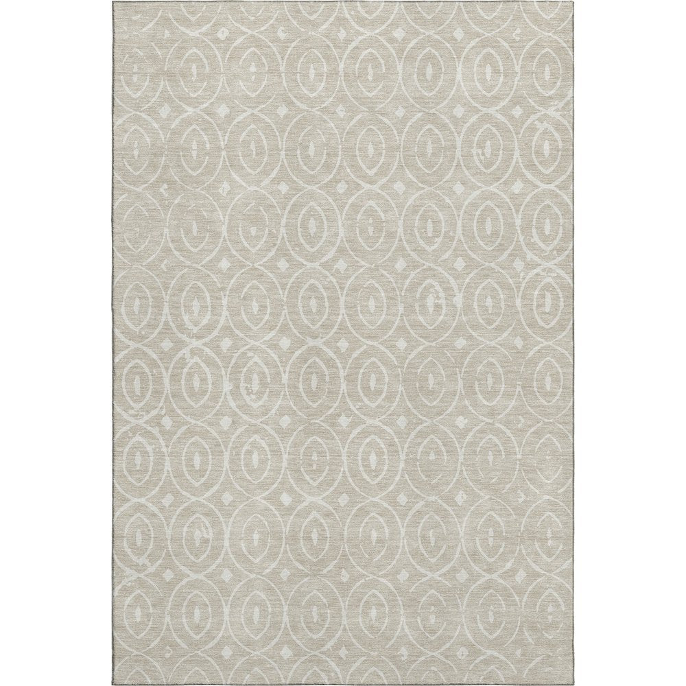 Luxury Washable Indoor/Outdoor The Reserve Beige 5' x 7'6" Rug