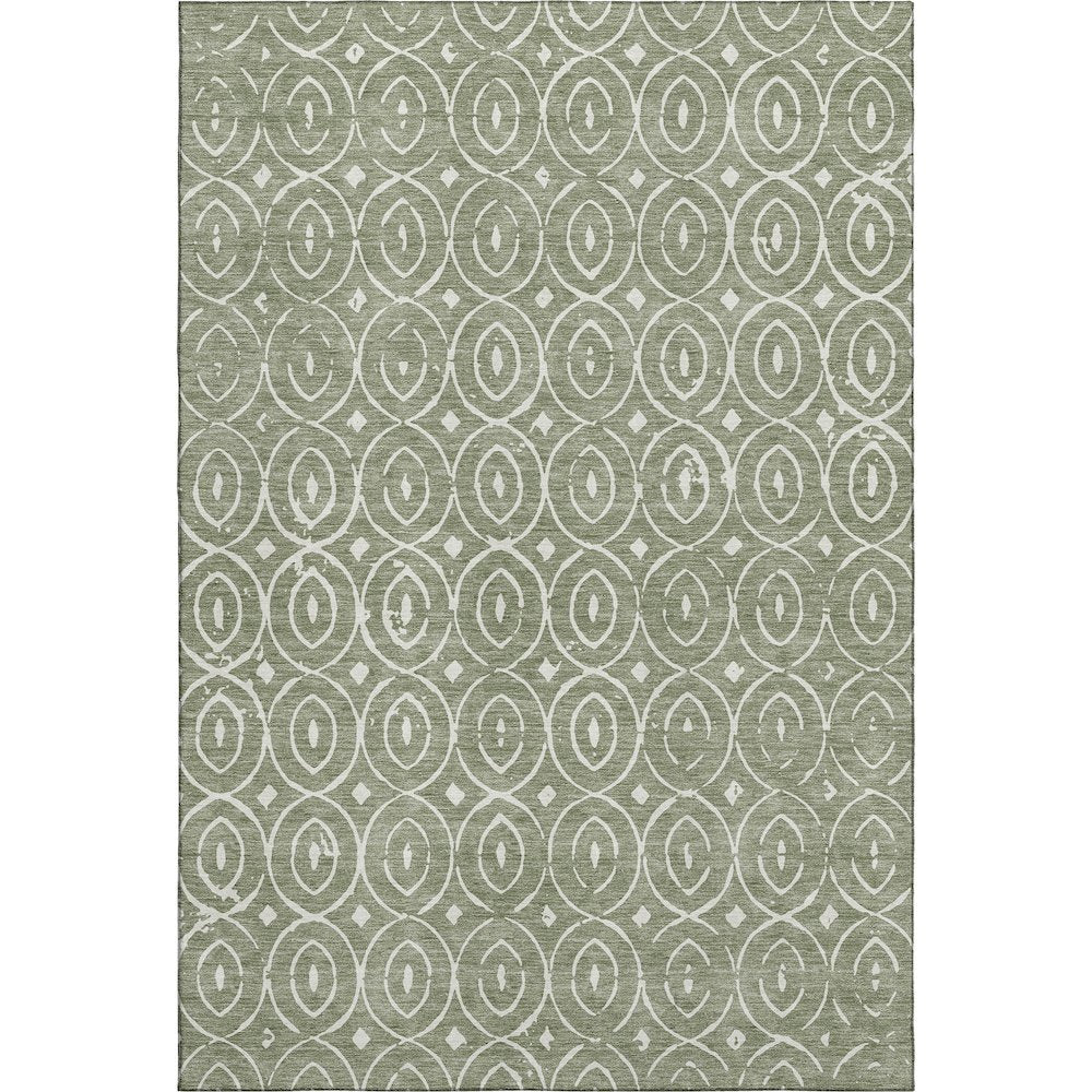 Luxury Washable Indoor/Outdoor The Reserve Fern 5' x 7'6" Rug