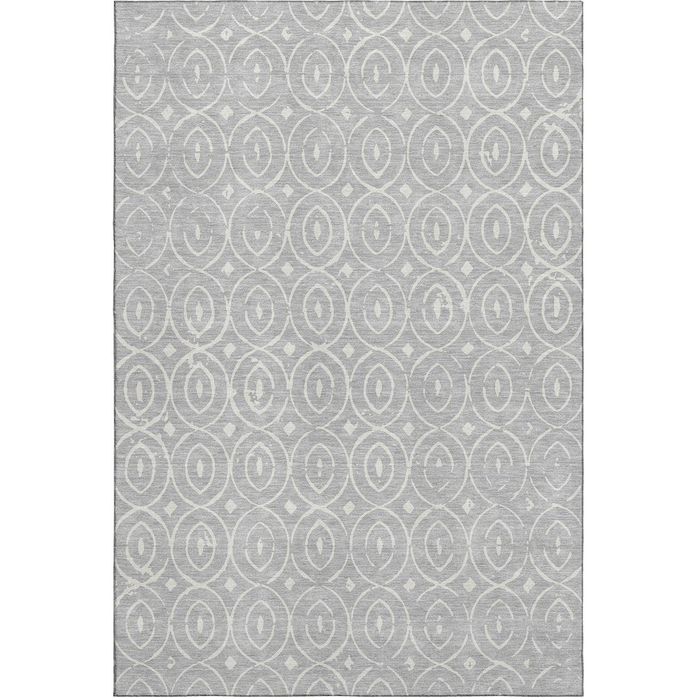 Luxury Washable Indoor/Outdoor The Reserve Silver 5' x 7'6" Rug