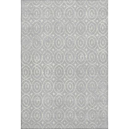 Luxury Washable Indoor/Outdoor The Reserve Silver 5' x 7'6" Rug