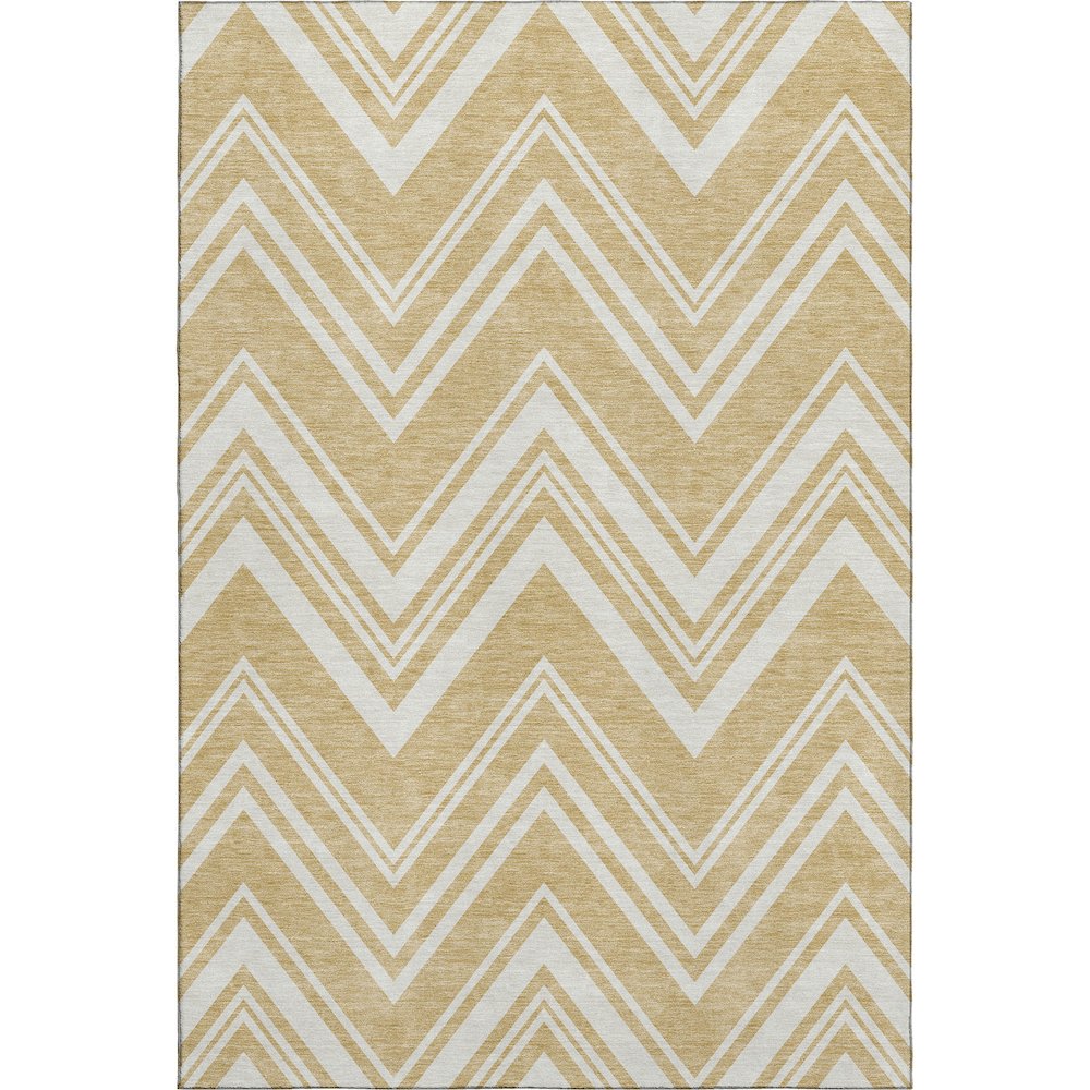 Luxury Washable Indoor/Outdoor The Reserve Honey 5' x 7'6" Rug