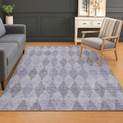 Luxury Washable Indoor/Outdoor The Reserve Lavender 5' x 7'6" Rug
