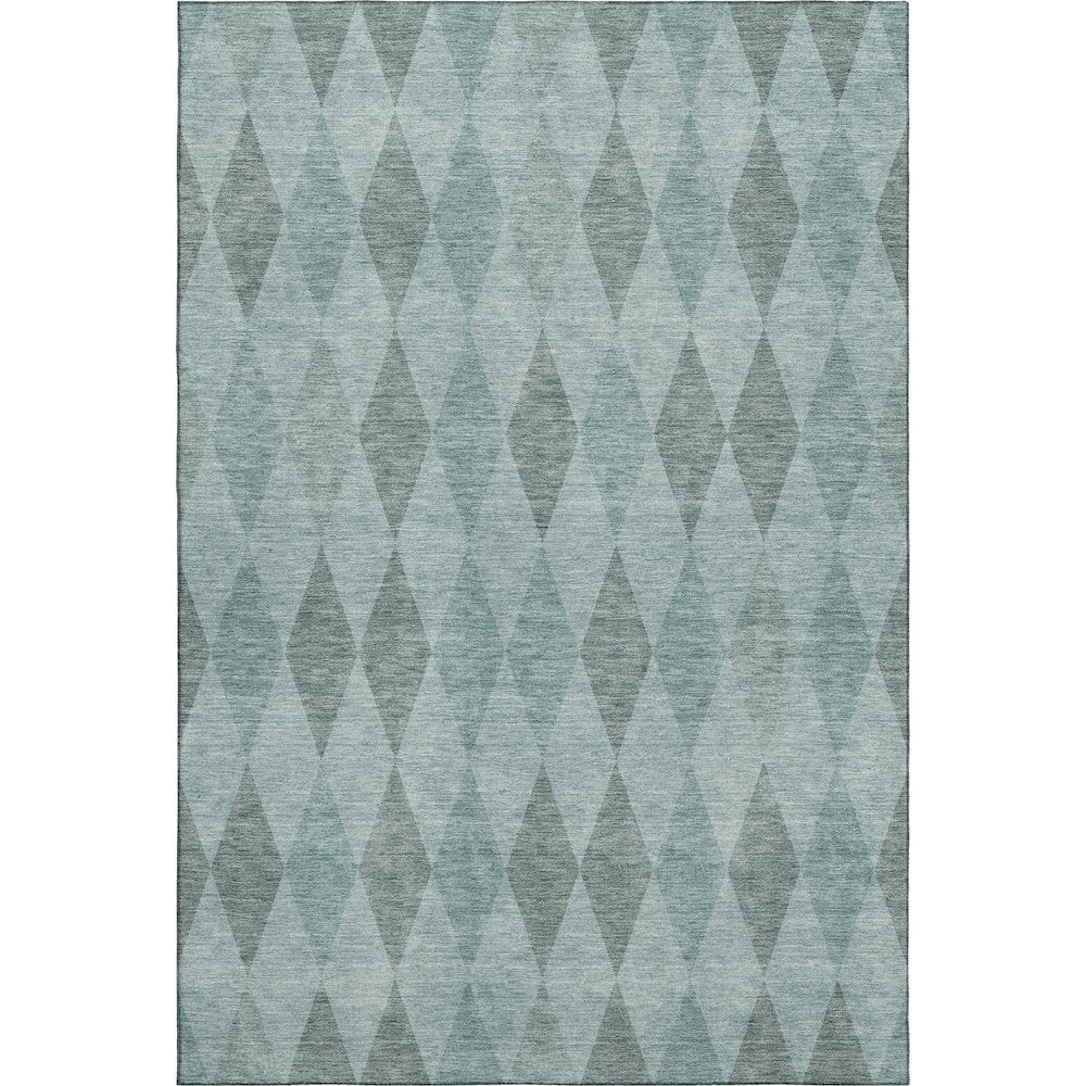 Luxury Washable Indoor/Outdoor The Reserve Teal 5' x 7'6" Rug
