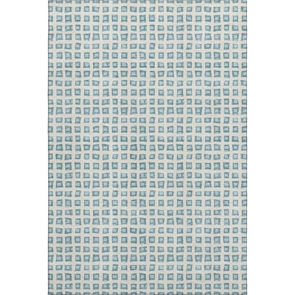 Luxury Washable Indoor/Outdoor The Reserve Teal 5' x 7'6" Rug