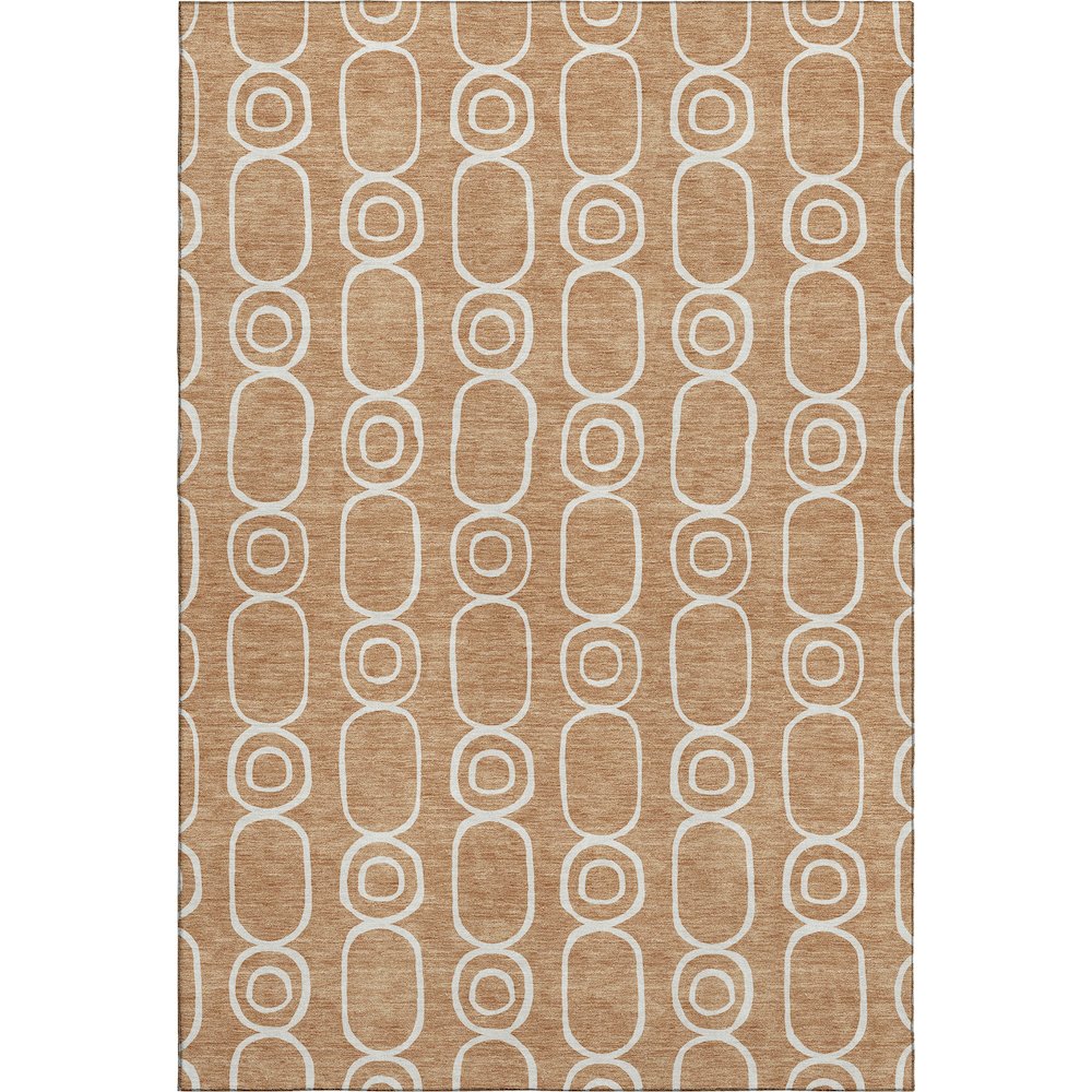 Luxury Washable Indoor/Outdoor The Reserve Copper 5' x 7'6" Rug