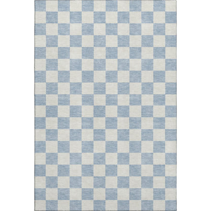Luxury Washable Indoor/Outdoor The Reserve Sky 5' x 7'6" Rug