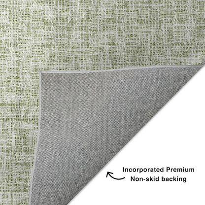Luxury Washable Voyage VY1 Green 2'6" x 3'10" Rug