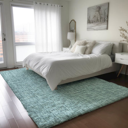 Luxury Washable Voyage VY1 Teal 5' x 7'6" Rug