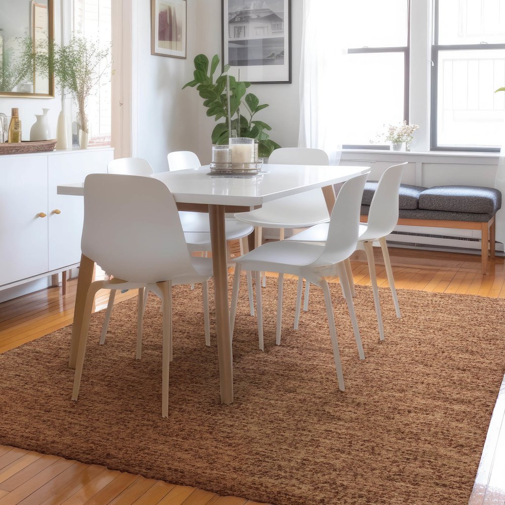 Luxury Washable Voyage VY2 Orange 5' x 7'6" Rug